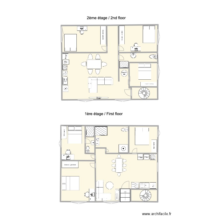 riviere Entier. Plan de 0 pièce et 0 m2