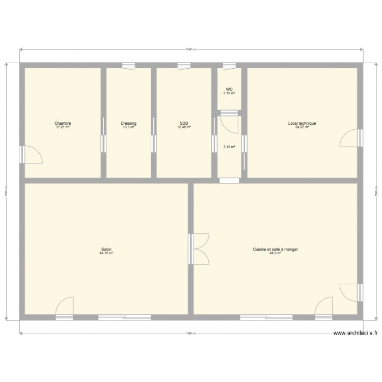 Le pressoir V1. Plan de 0 pièce et 0 m2