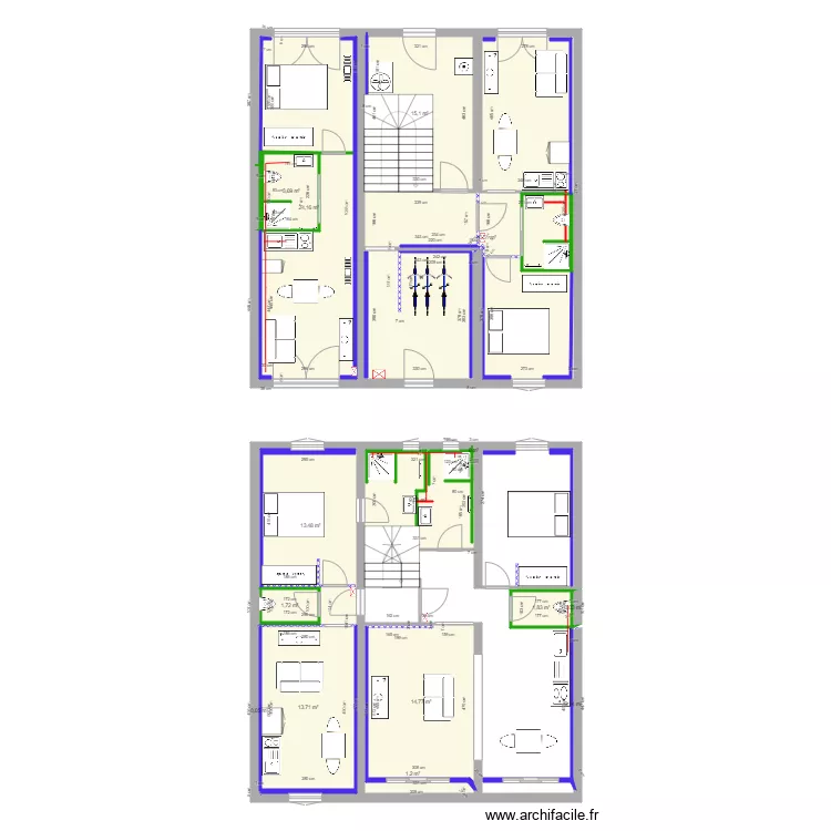 Locatif Aubigny. Plan de Locatif Aubigny. Plan de