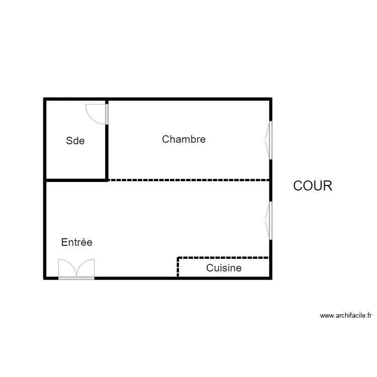 SCHERECK 4 AV PRESIDENT KENNEDY. Plan de 