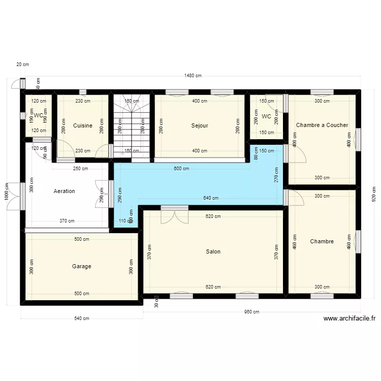 Plan de Terrain 15mx10m Client 46481620 V2. Plan de 