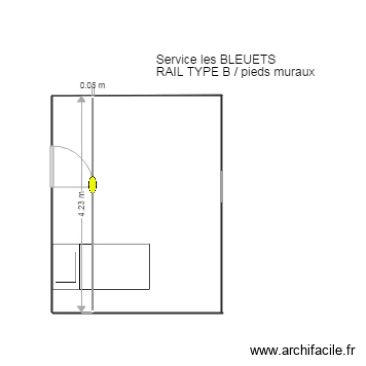 bleuets  RB 5M. Plan de 