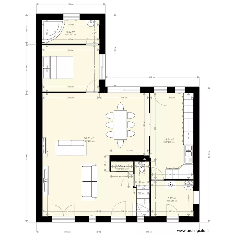 Bestanco RDC Chatillon 120. Plan de 