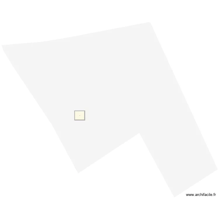 Maison criolat. Plan de 