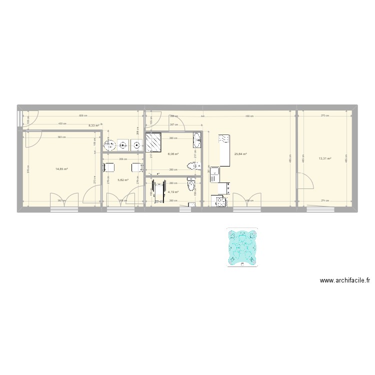 maison méz nouveau plan. Plan de 0 pièce et 0 m2