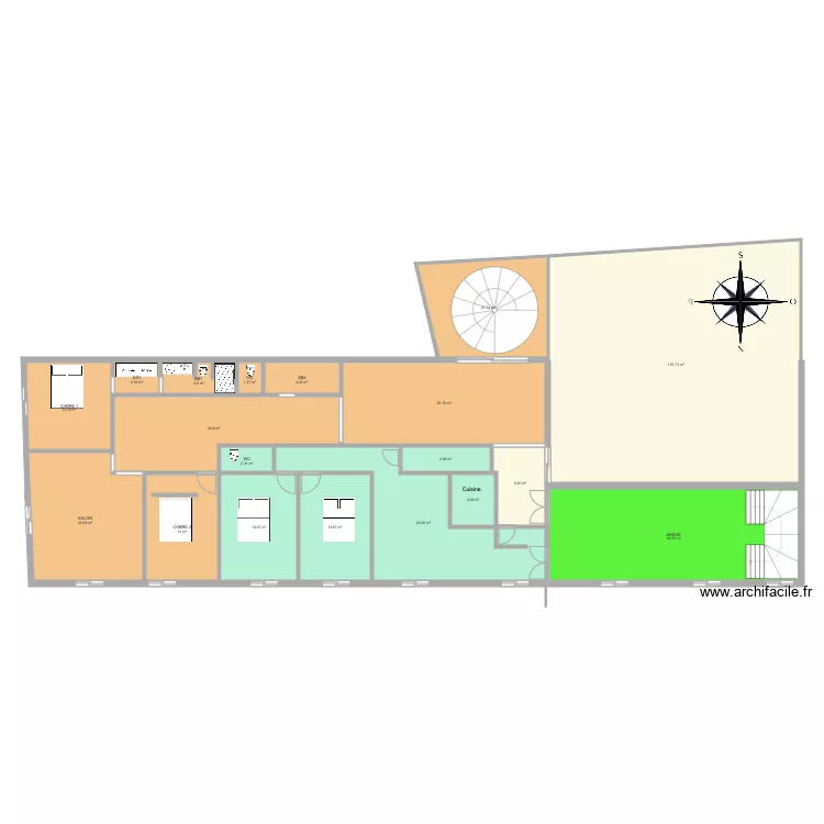 Appart CANiveau14. Plan de Appart CANiveau14. Plan de