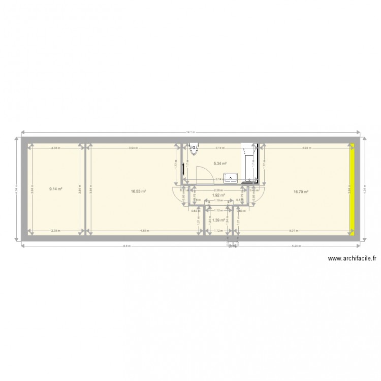 comble 2. Plan de 0 pièce et 0 m2