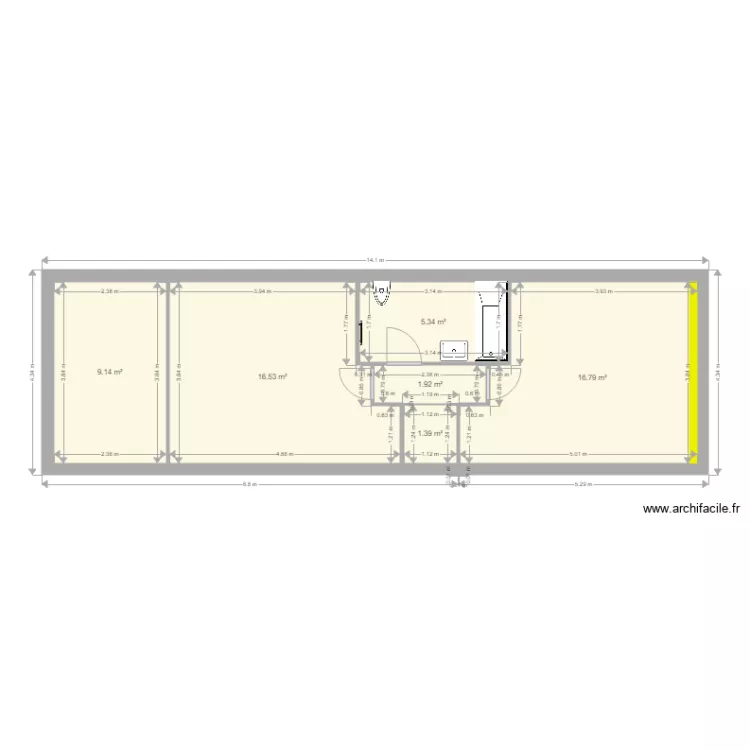 comble 2. Plan de comble 2. Plan de