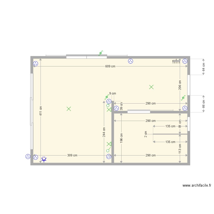 chambre maison 111. Plan de 0 pièce et 0 m2