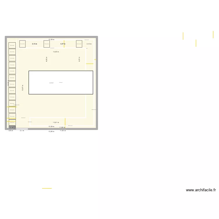 STOCK FRAIS 103. Plan de 1 et 239 m² STOCK FRAIS 103. Plan de 1 et 239 m²