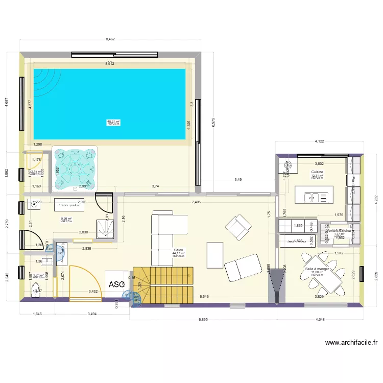 NathalieSOULAINE - La bien Batie 6-1. Plan de 22  et 359 m²
