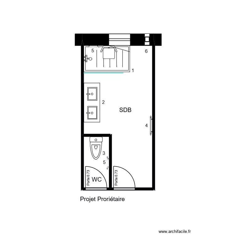 Vincelet Projet. Plan de 2 et 9 m² Vincelet Projet. Plan de 2 et 9 m²