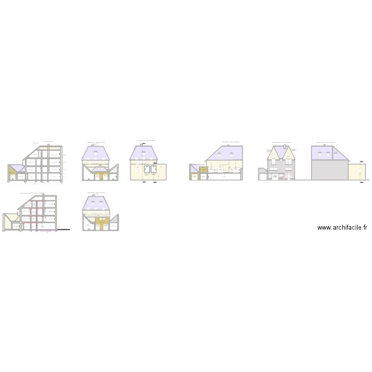 Coupe Pasteur. Plan de 0 pièce et 0 m2