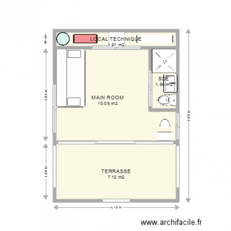 HOUSEBOAT1. Plan de 0 pièce et 0 m2