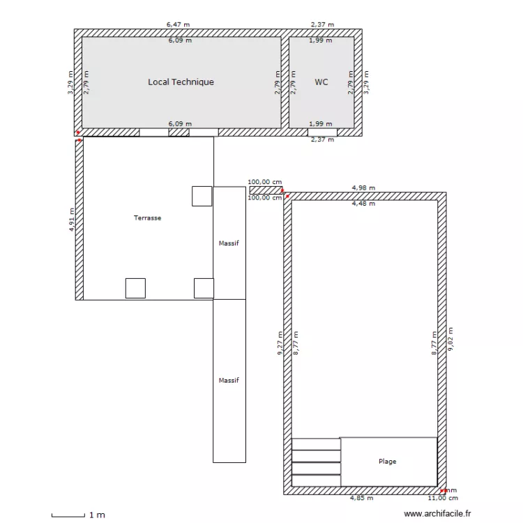 Espace Piscine. Plan de Espace Piscine. Plan de