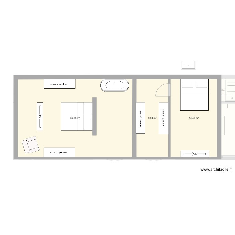 DEPENDANCE 1. Plan de 0 pièce et 0 m2