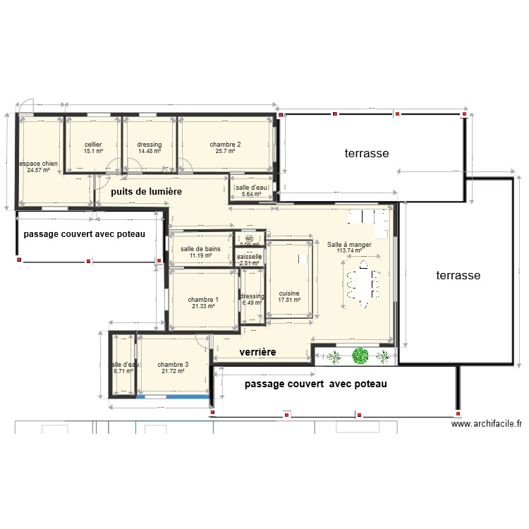 plan 6 fini. Plan de 0 pièce et 0 m2