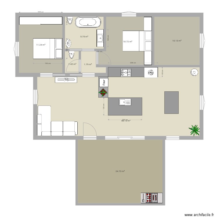 Maison t4 idéale. Plan de 0 pièce et 0 m2