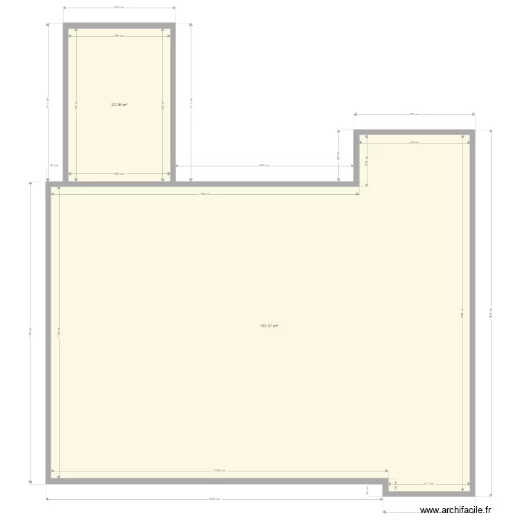 PLAN DE MASSE EXTENSION SALON. Plan de PLAN DE MASSE EXTENSION SALON. Plan de