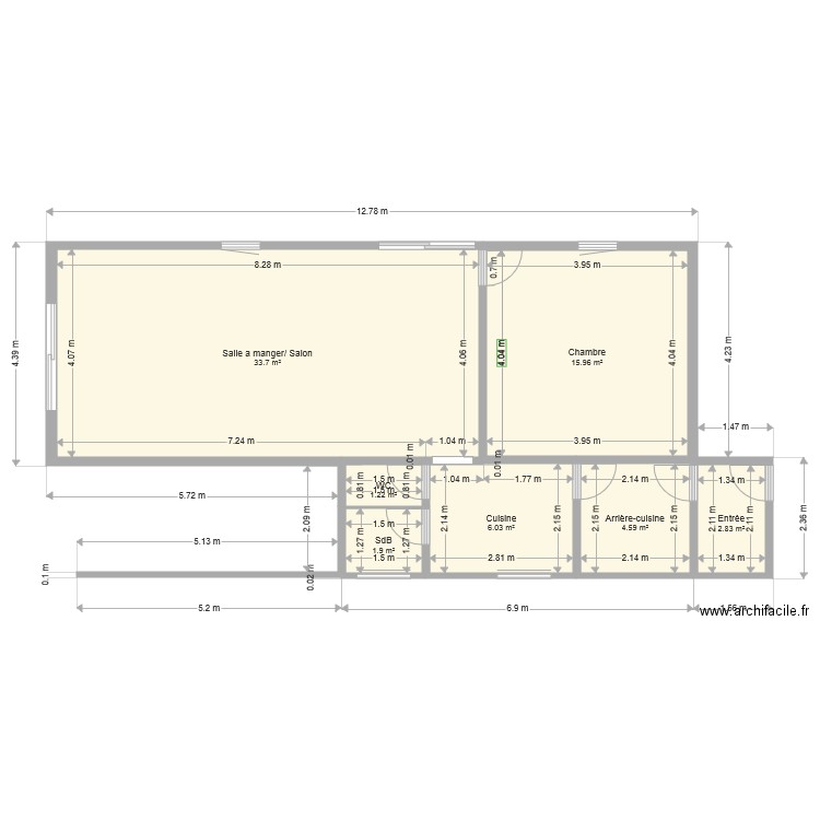 maison actuelle. Plan de 0 pièce et 0 m2