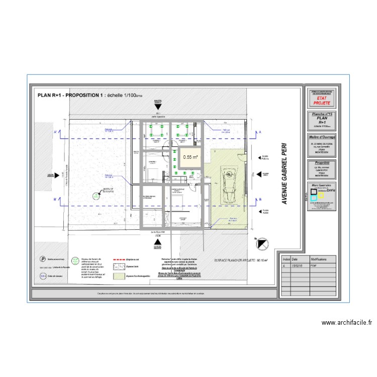 Etage Oliveira090619c. Plan de 0 pièce et 0 m2