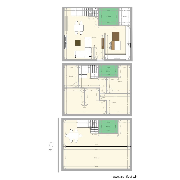 Casa3. Plan de 0 pièce et 0 m2