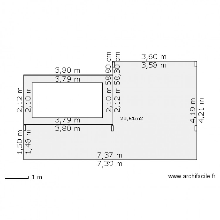 plan dalle. Plan de 0 pièce et 0 m2
