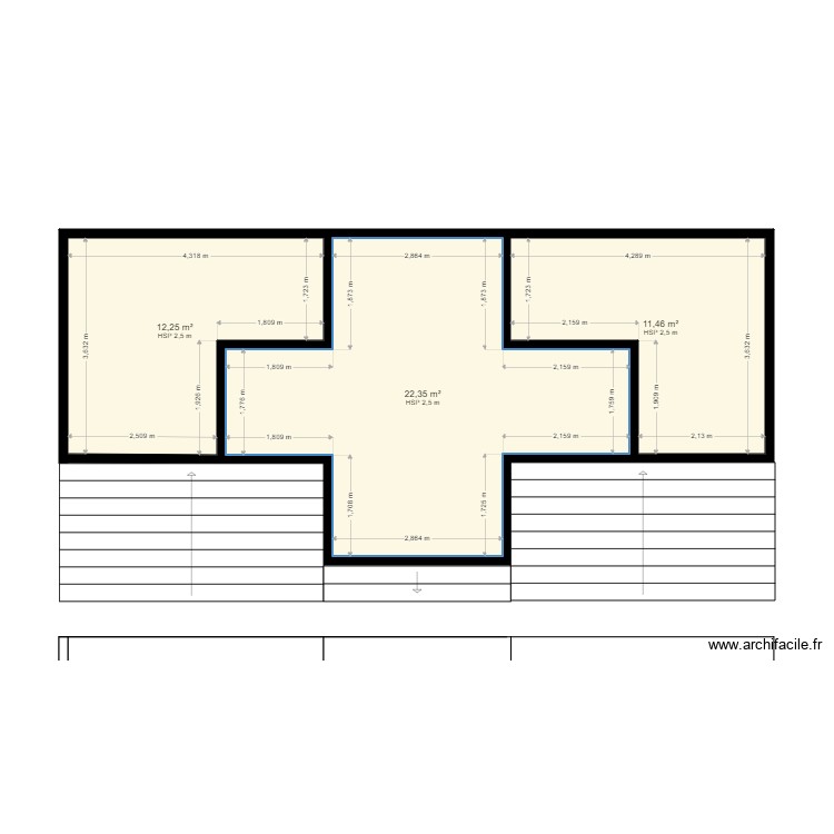 strade. Plan de 0 pièce et 0 m2