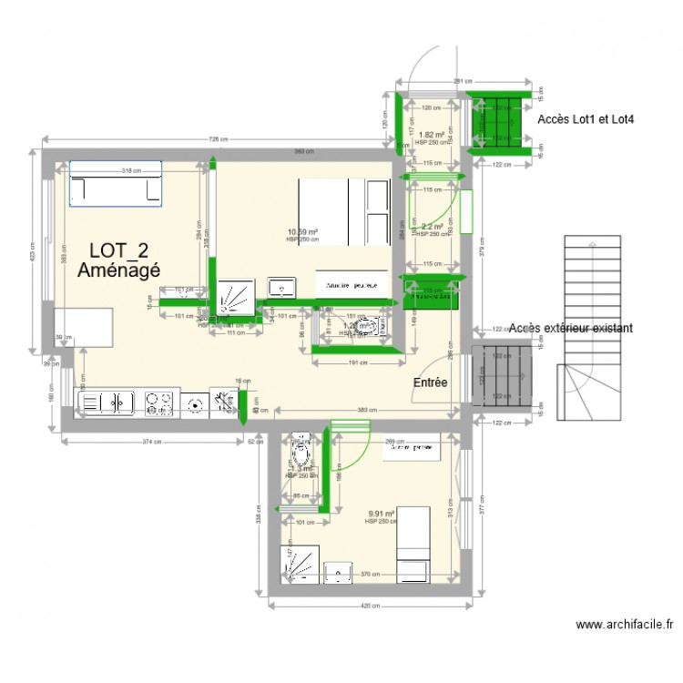 Portet Lot213. Plan de 0 pièce et 0 m2