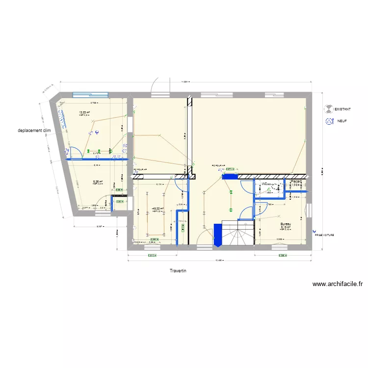 projet jaquemer. Plan de 
