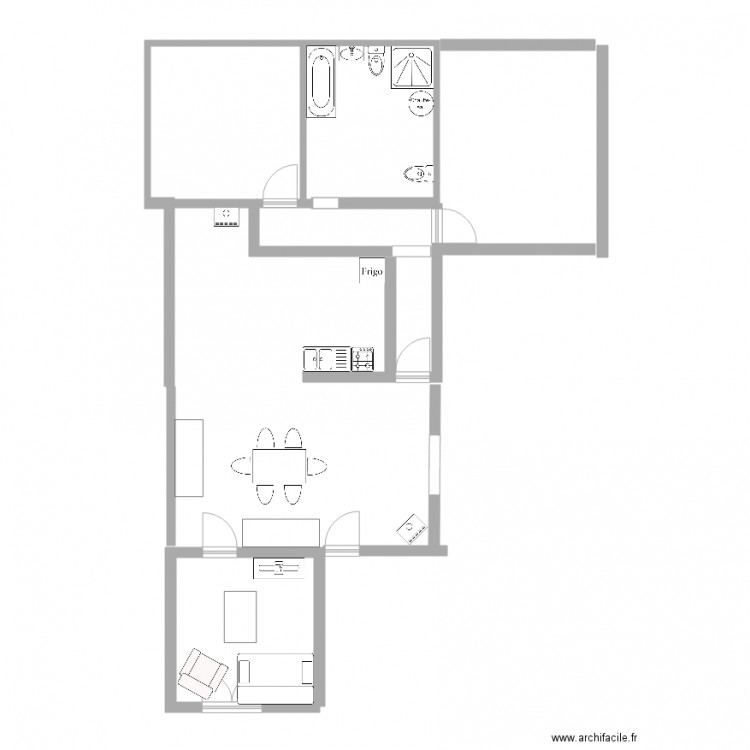 plan de maison. Plan de 0 pièce et 0 m2