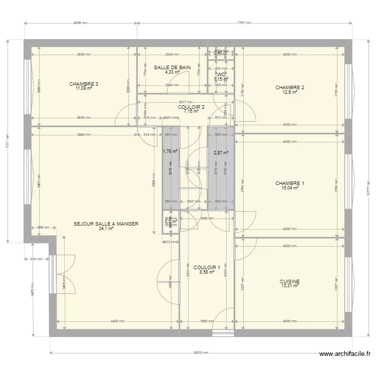 CHLOE CAMBERABERO DEMOLITION. Plan de 