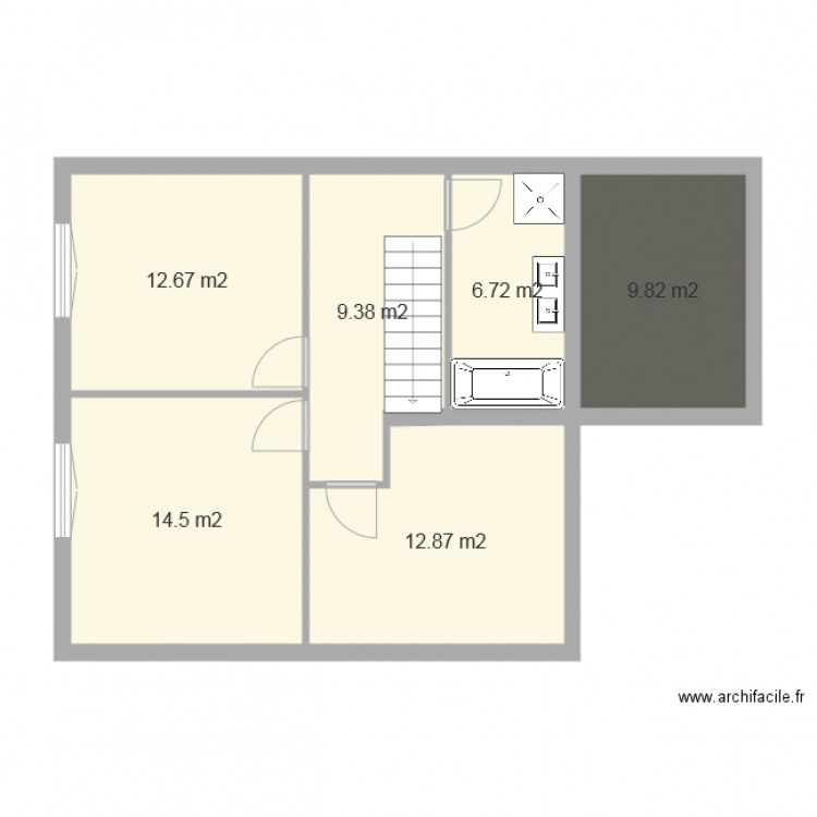 version2 étage. Plan de 0 pièce et 0 m2