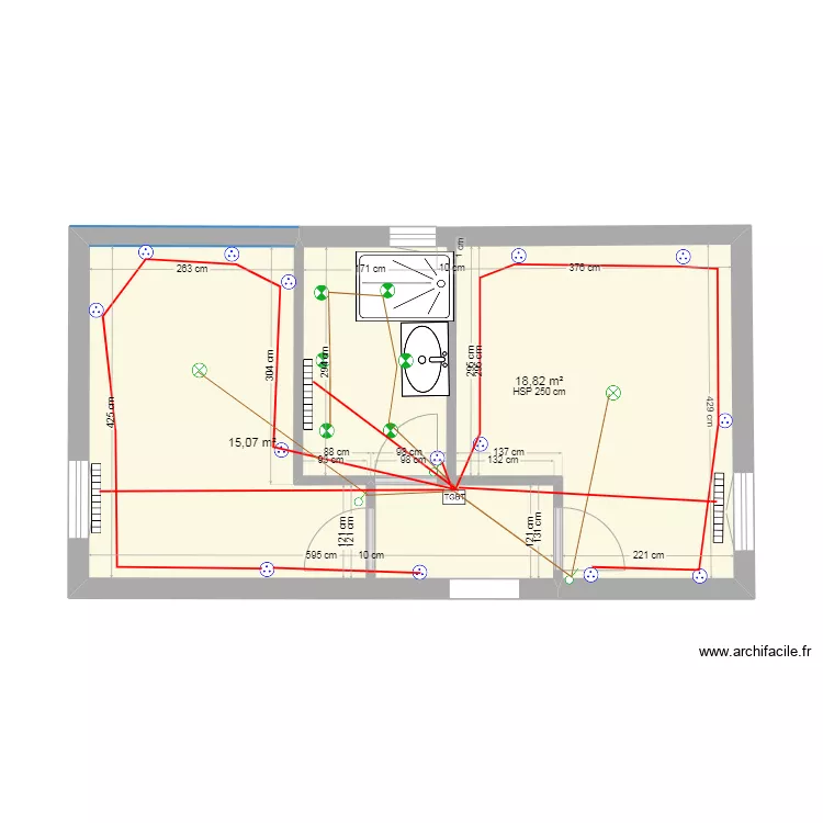 surélévation. Plan de surélévation. Plan de