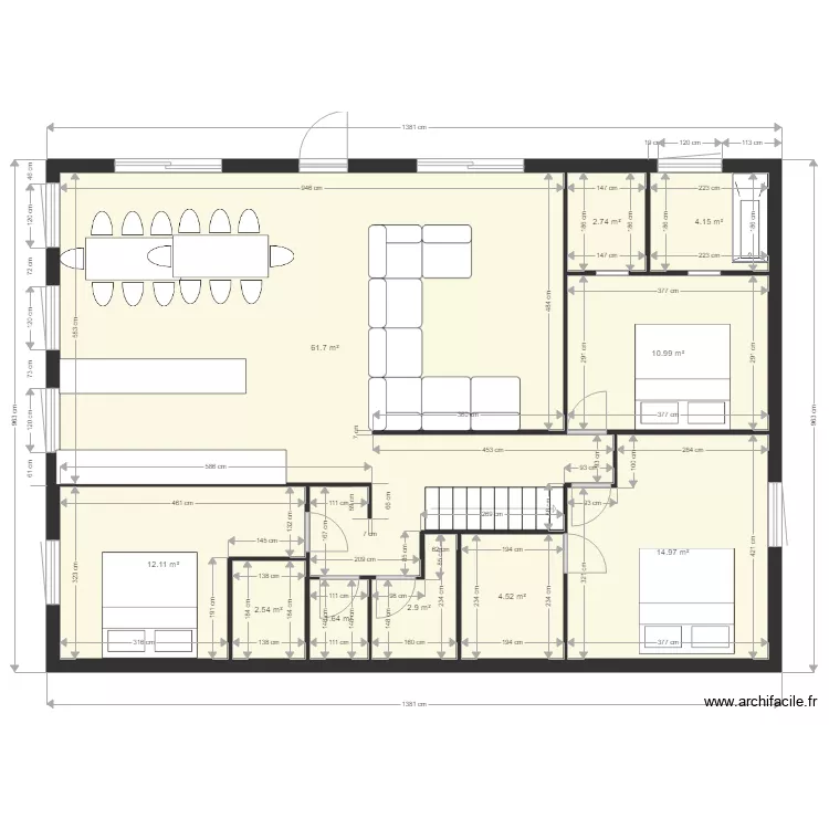 grange. Plan de grange. Plan de