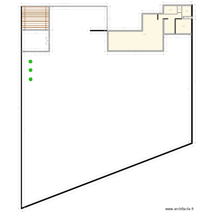 maison St Quentin 4 avec agrandissement et jardin  . Plan de 7 pièces et 100 m2