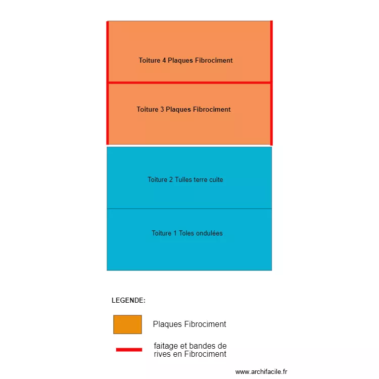 toiture hangar. Plan de 