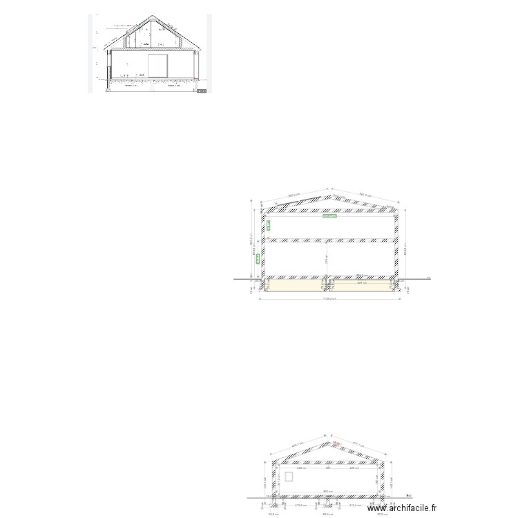 plan de coupe PILET MARYLINE 1. Plan de 10 pièces et 91 m2