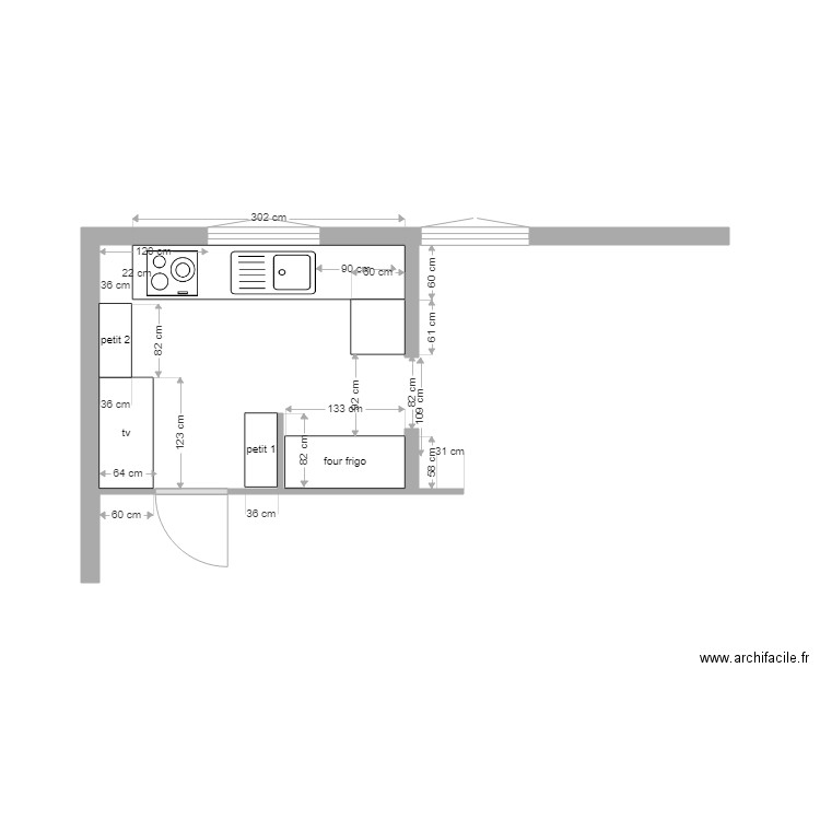 fresnes plan cuisine1. Plan de 0 pièce et 0 m2