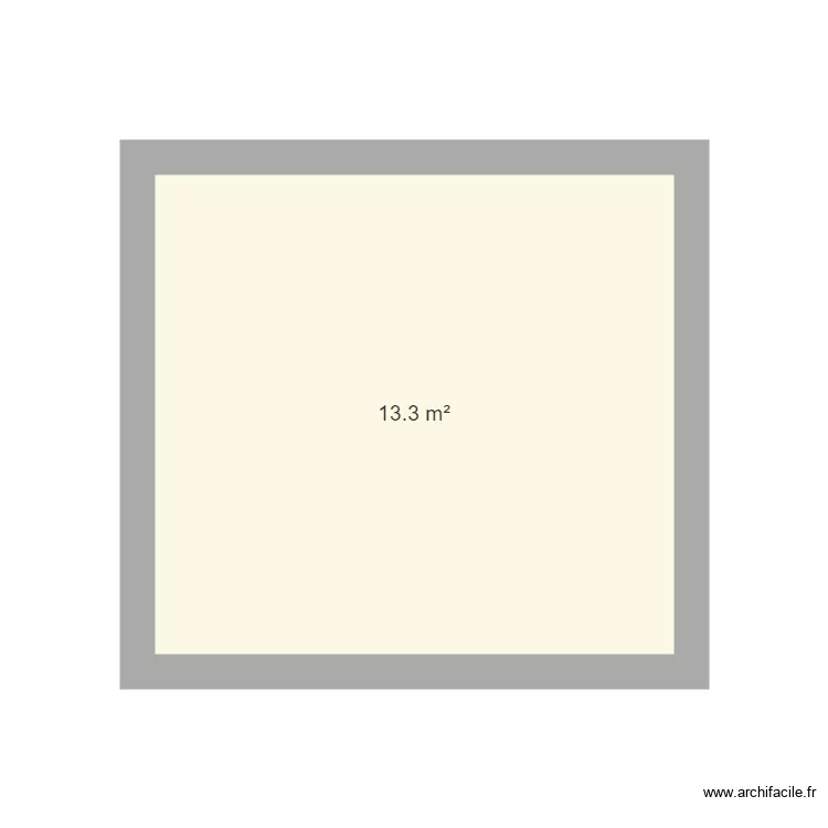 Salon bvd R Lenoir. Plan de 