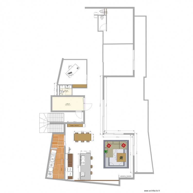 dernier étage résidence Aloa 4. Plan de 0 pièce et 0 m2
