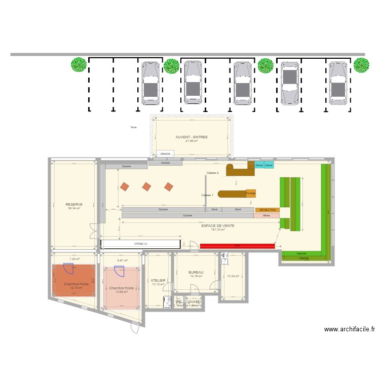 LES FERMIERS EN SARLADAIS. Plan de 0 pièce et 0 m2