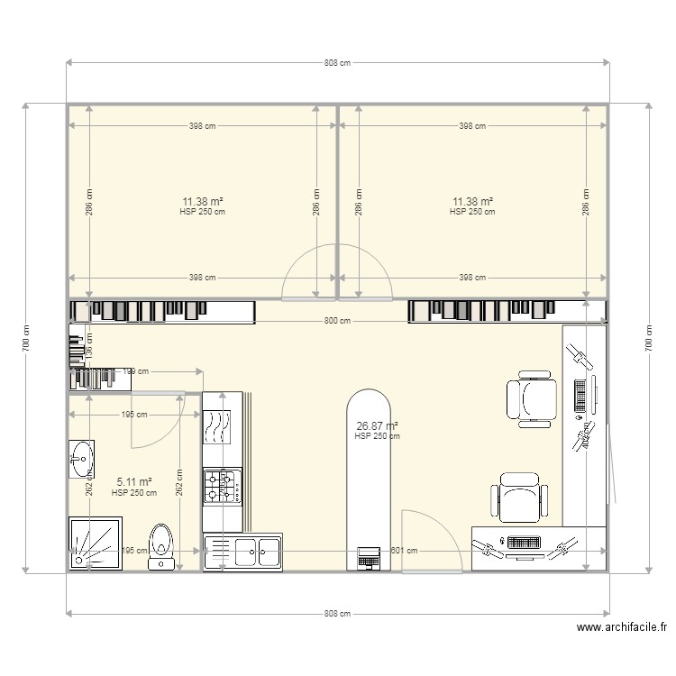 bureau ifbc. Plan de 0 pièce et 0 m2