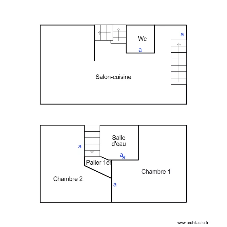 PLONEOUR LANVERN DE CARVAHLO. Plan de 