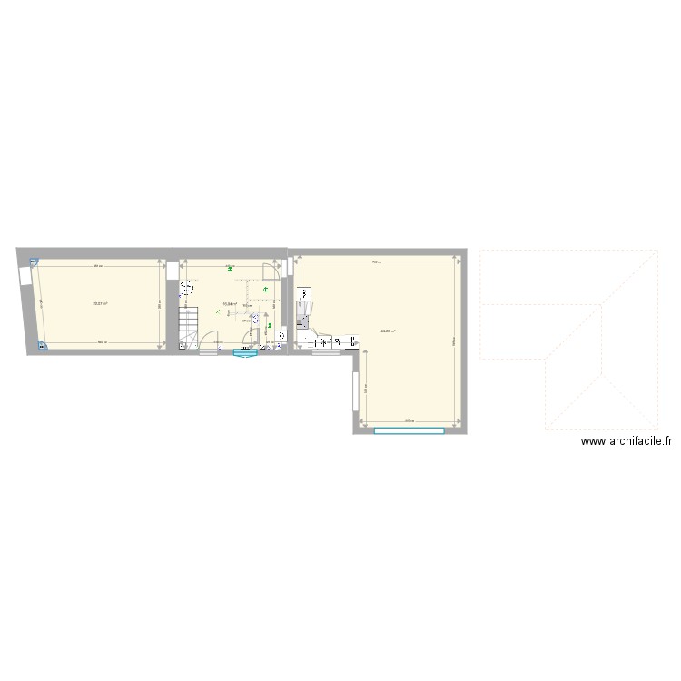 maison projet 1. Plan de 0 pièce et 0 m2