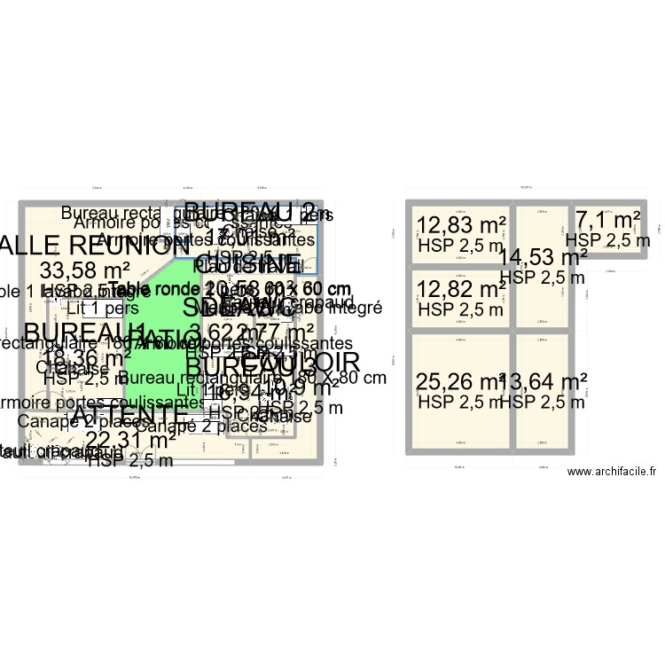 BUREAU A3ADMIN. Plan de 0 pièce et 0 m2