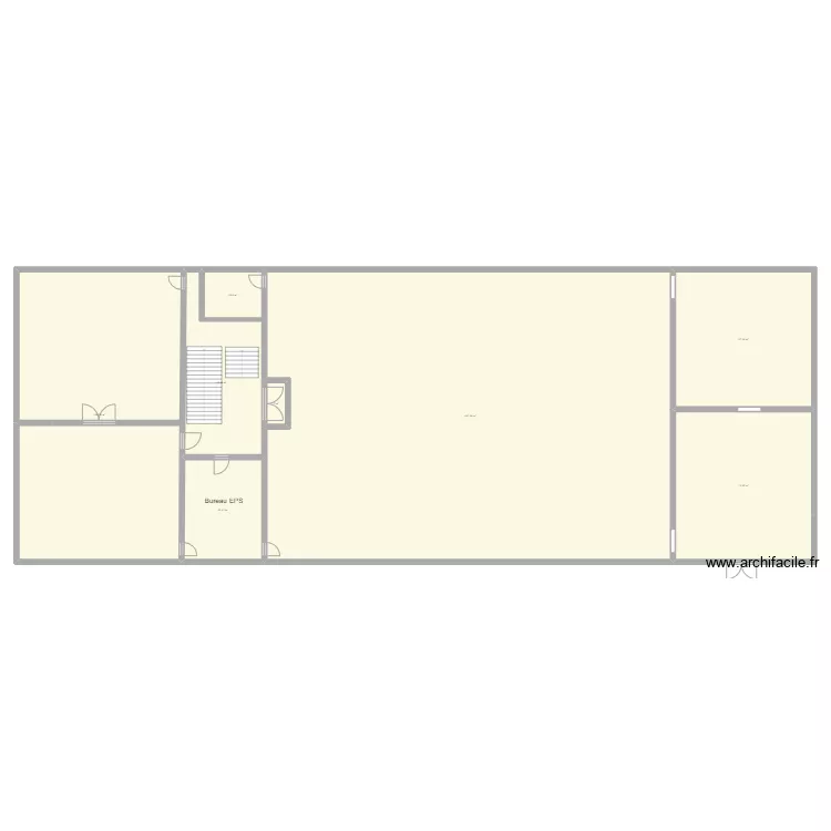 bat A etage 1 travaux TER. Plan de 