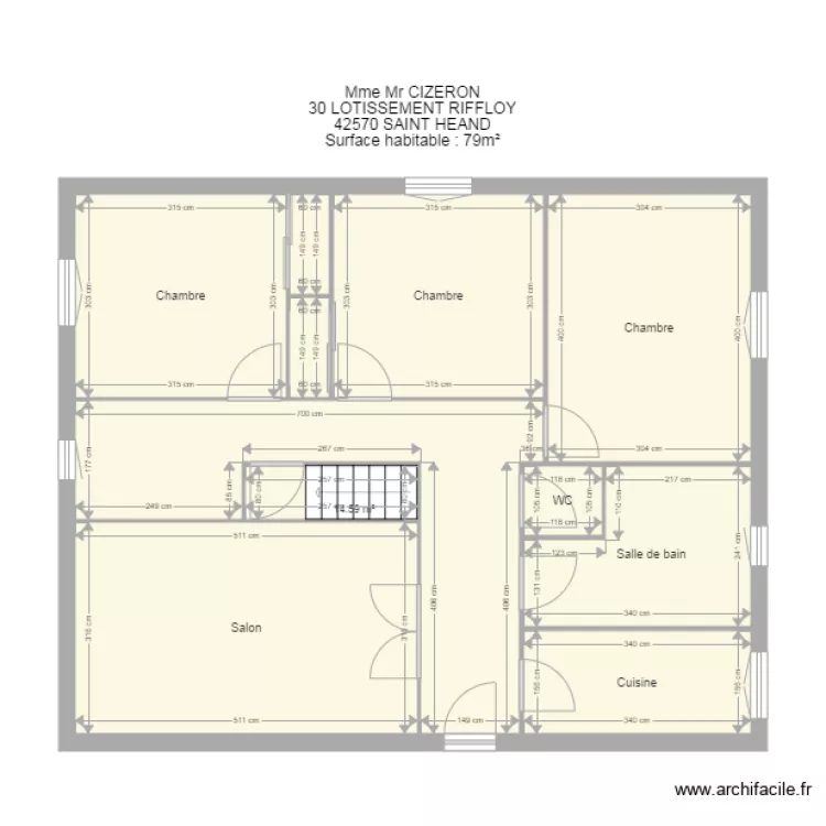 CIZERON2. Plan de 