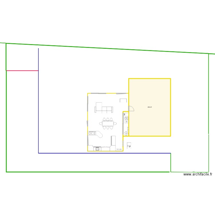 projet maison inter 5. Plan de 0 pièce et 0 m2