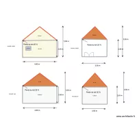 PLAN DES FACADES CHALET